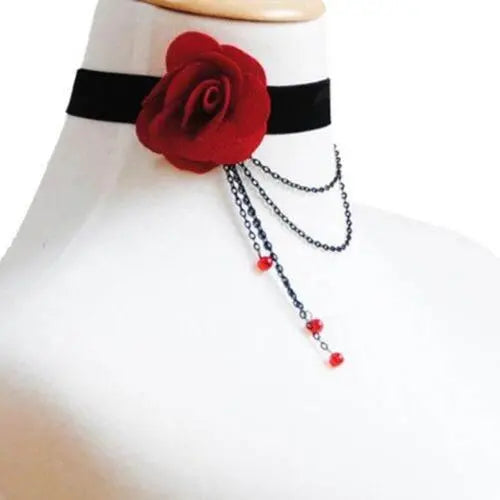 Black Clavicular Chain Sexy Jewelry Accessories Fashion Lace Necklace Women - GiFTiFY