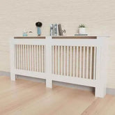 Stylish White Radiator Cover with Storage Shelf - GiFTiFY
