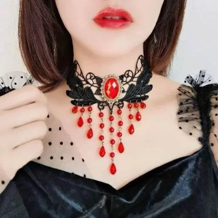 Black Clavicular Chain Sexy Jewelry Accessories Fashion Lace Necklace Women - GiFTiFY