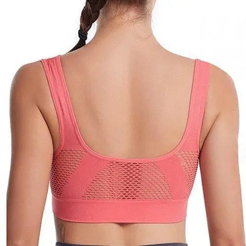 US Women's Sexy Sports Bras Workout Running Yoga Tank Tops Active workout Bra Sports Bras by Zopi