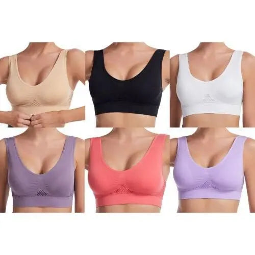 US Women's Sexy Sports Bras Workout Running Yoga Tank Tops Active workout Bra Sports Bras by Zopi