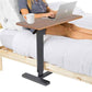 Adjustable Overbed Table with Wheels - Laptop & Tray Stand
