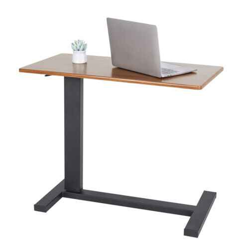 Adjustable Overbed Table with Wheels - Laptop & Tray Stand