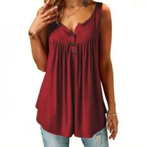 Plus Size V Neck tee Short Sleeve Summer Tee for Women - GiFTiFY