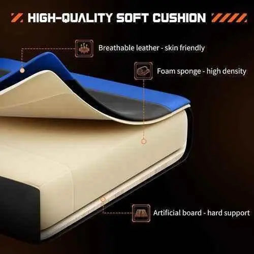 Ergonomic PU Leather Gaming Chair - Adjustable & Stylish - GiFTiFY