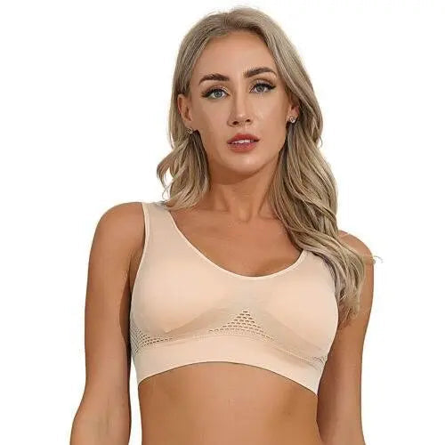 US Women's Sexy Sports Bras Workout Running Yoga Tank Tops Active workout Bra Sports Bras by Zopi