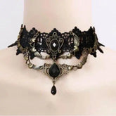 Black Clavicular Chain Sexy Jewelry Accessories Fashion Lace Necklace Women - GiFTiFY