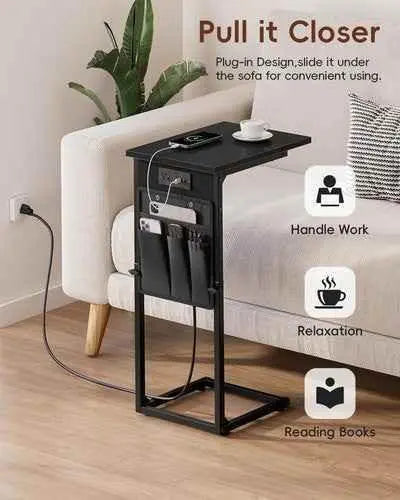 End Table with Charging Station - GiFTiFY
