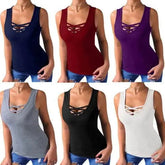 Sexy Summer Sleeveless Casual Blouse for Women Blouse for Women by Zopi