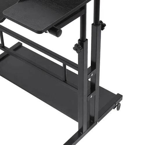 Mobile Standing Desk Adjustable Stand Up Laptop Desk Workstation for Home Office - GiFTiFY