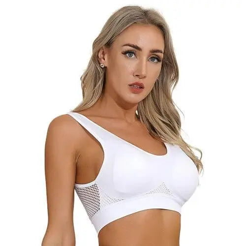 US Women's Sexy Sports Bras Workout Running Yoga Tank Tops Active workout Bra Sports Bras by Zopi