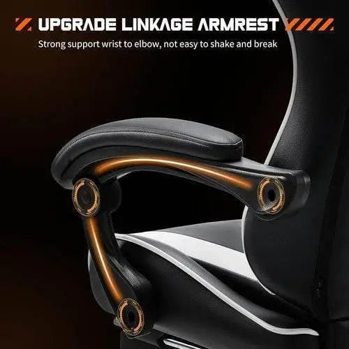 Ergonomic PU Leather Gaming Chair - Adjustable & Stylish Leather Gaming Chair by Zopi