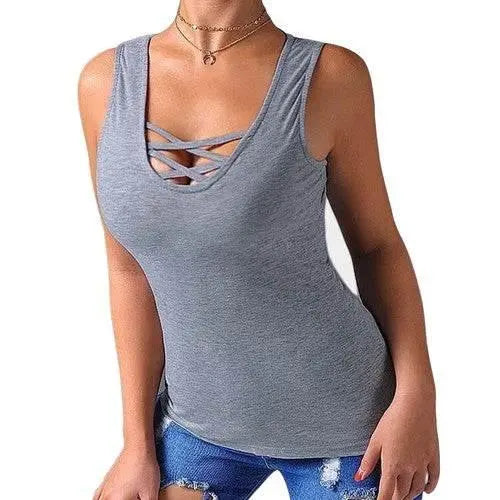 Sexy Summer Sleeveless Casual Blouse for Women - GiFTiFY