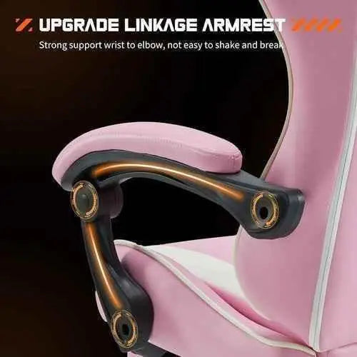 Ergonomic PU Leather Gaming Chair - Adjustable & Stylish - GiFTiFY
