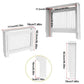 Stylish White Radiator Cover with Storage Shelf - GiFTiFY