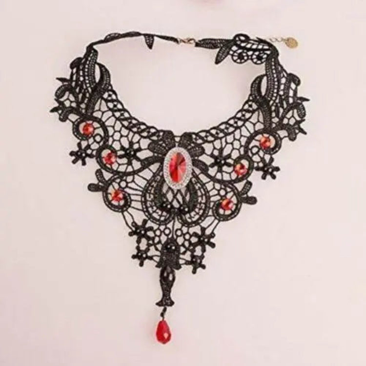 Black Clavicular Chain Sexy Jewelry Accessories Fashion Lace Necklace Women - GiFTiFY