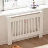 Stylish White Radiator Cover with Storage Shelf - GiFTiFY