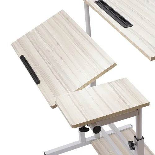 Mobile Standing Desk Adjustable Stand Up Laptop Desk Workstation for Home Office - GiFTiFY