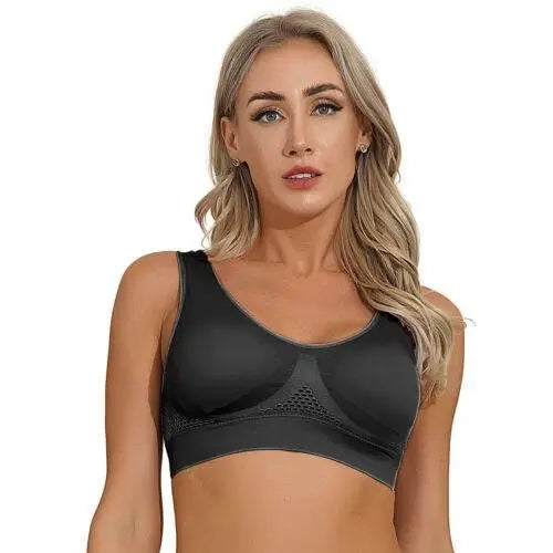 US Women's Sexy Sports Bras Workout Running Yoga Tank Tops Active workout Bra Sports Bras by Zopi