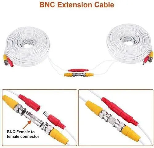 Security Camera Siamese Cable - 10FT to 100FT - GiFTiFY