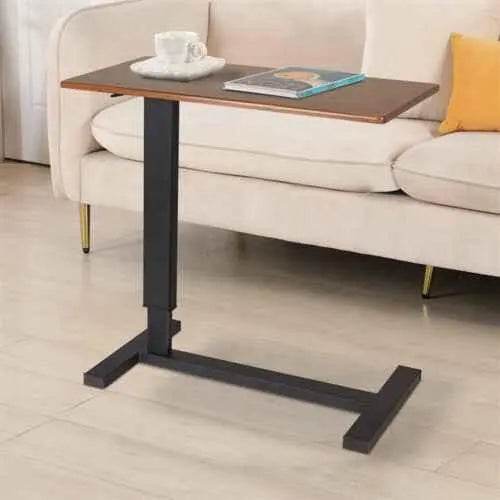 Adjustable Overbed Table with Wheels - Laptop & Tray Stand - GiFTiFY