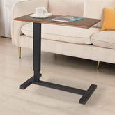 Adjustable Overbed Table with Wheels - Laptop & Tray Stand - GiFTiFY