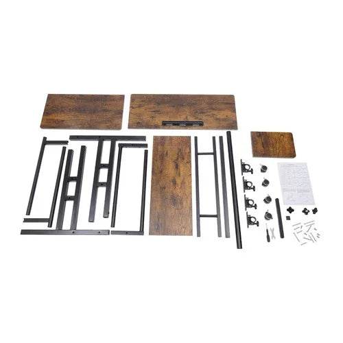 Mobile Standing Desk Adjustable Stand Up Laptop Desk Workstation for Home Office - GiFTiFY