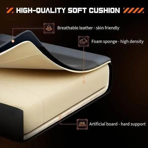 Ergonomic PU Leather Gaming Chair - Adjustable & Stylish - GiFTiFY