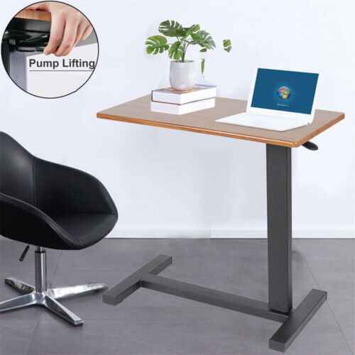 Adjustable Overbed Table with Wheels - Laptop & Tray Stand
