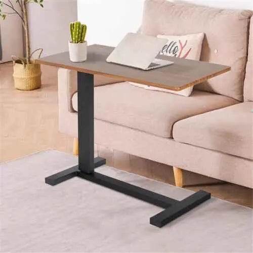 Adjustable Overbed Table with Wheels - Laptop & Tray Stand - GiFTiFY