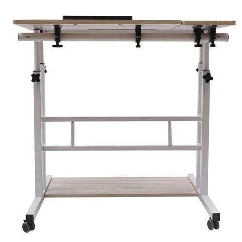 Mobile Standing Desk Adjustable Stand Up Laptop Desk Workstation for Home Office - GiFTiFY
