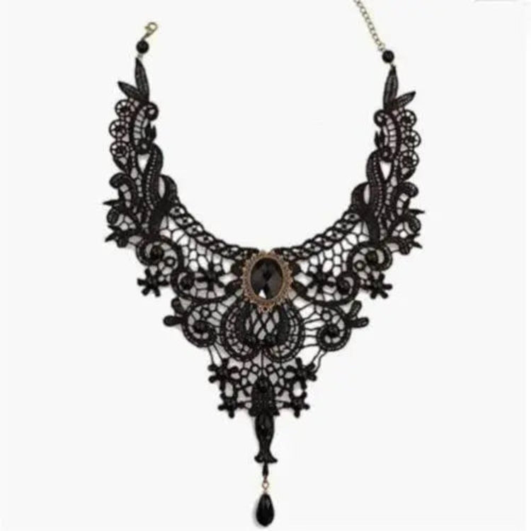 Black Clavicular Chain Sexy Jewelry Accessories Fashion Lace Necklace Women - GiFTiFY