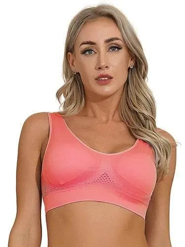 US Women's Sexy Sports Bras Workout Running Yoga Tank Tops Active workout Bra Sports Bras by Zopi