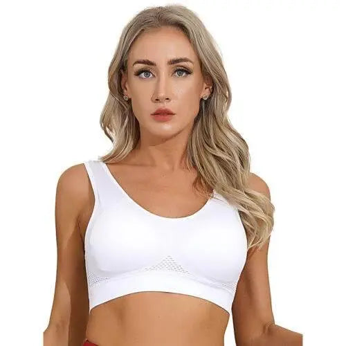 US Women's Sexy Sports Bras Workout Running Yoga Tank Tops Active workout Bra Sports Bras by Zopi