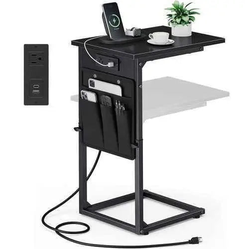 End Table with Charging Station - GiFTiFY
