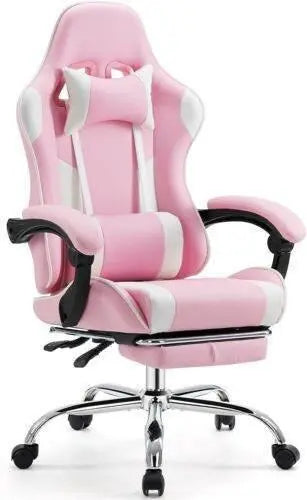 Ergonomic PU Leather Gaming Chair - Adjustable & Stylish - GiFTiFY