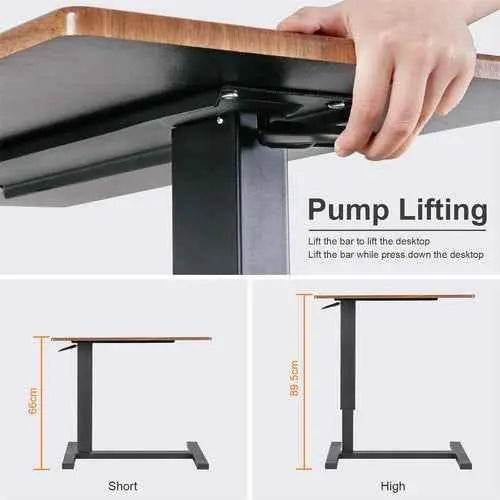Adjustable Overbed Table with Wheels - Laptop & Tray Stand Laptop & Tray Stand by Zopi