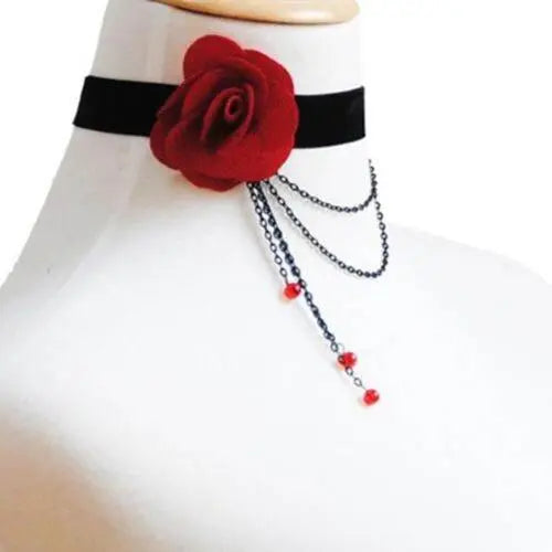 Black Clavicular Chain Sexy Jewelry Accessories Fashion Lace Necklace Women - GiFTiFY