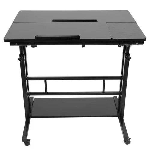 Mobile Standing Desk Adjustable Stand Up Laptop Desk Workstation for Home Office - GiFTiFY