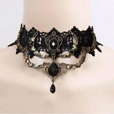 Black Clavicular Chain Sexy Jewelry Accessories Fashion Lace Necklace Women - GiFTiFY
