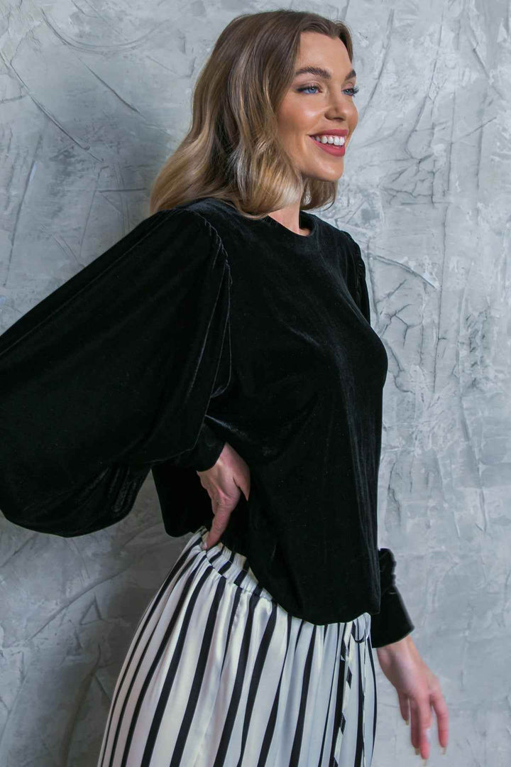 IT'S YOUR TIME VELVET TOP - GiFTiFY