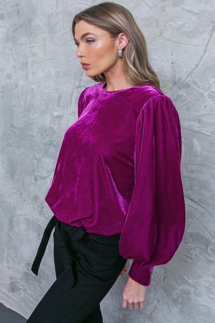 IT'S YOUR TIME VELVET TOP - GiFTiFY