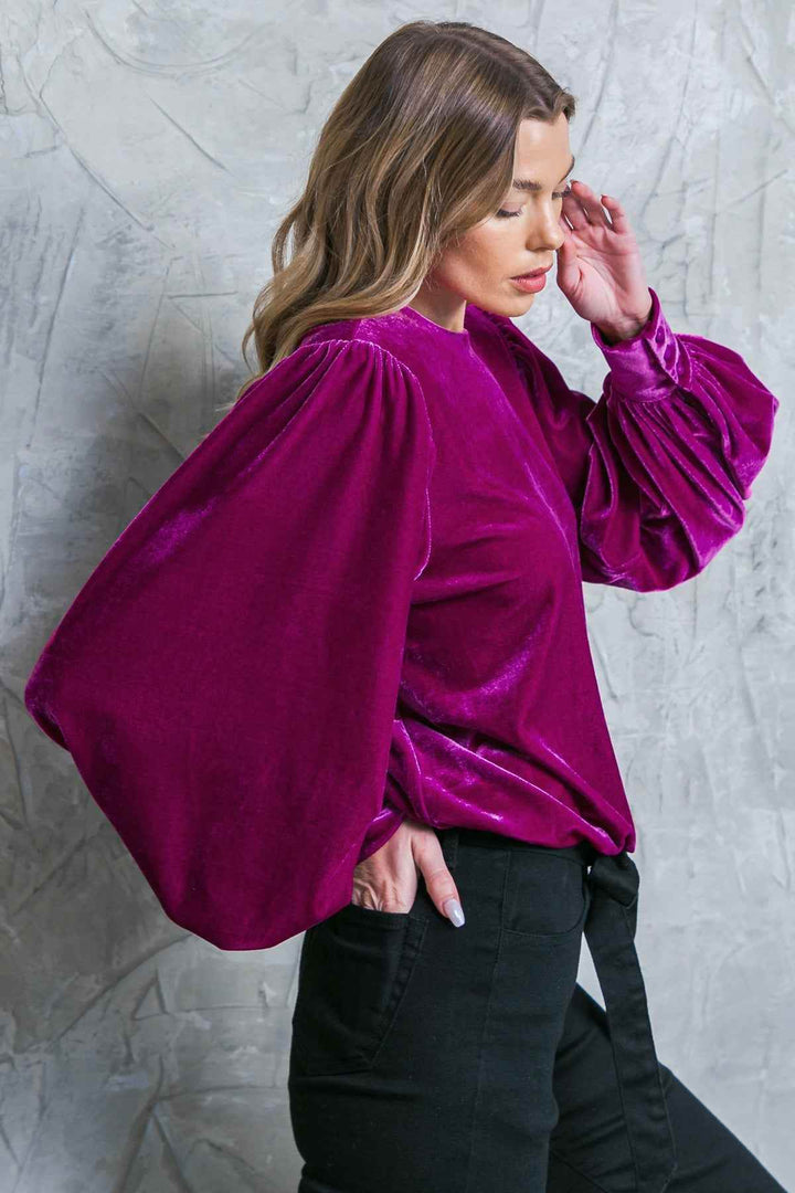 IT'S YOUR TIME VELVET TOP - GiFTiFY