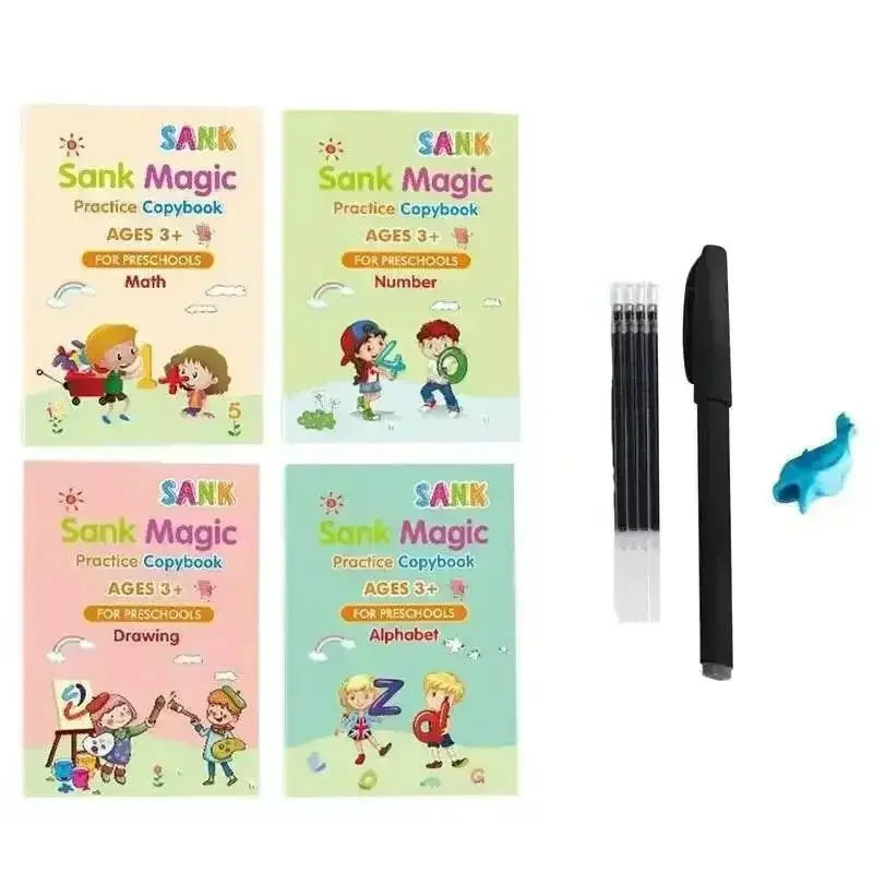 Sank Magic Practice Copybook for Preschoolers Boost Child’s Writing Potential. Sank Magic Practice Copybook! - GiFTiFY