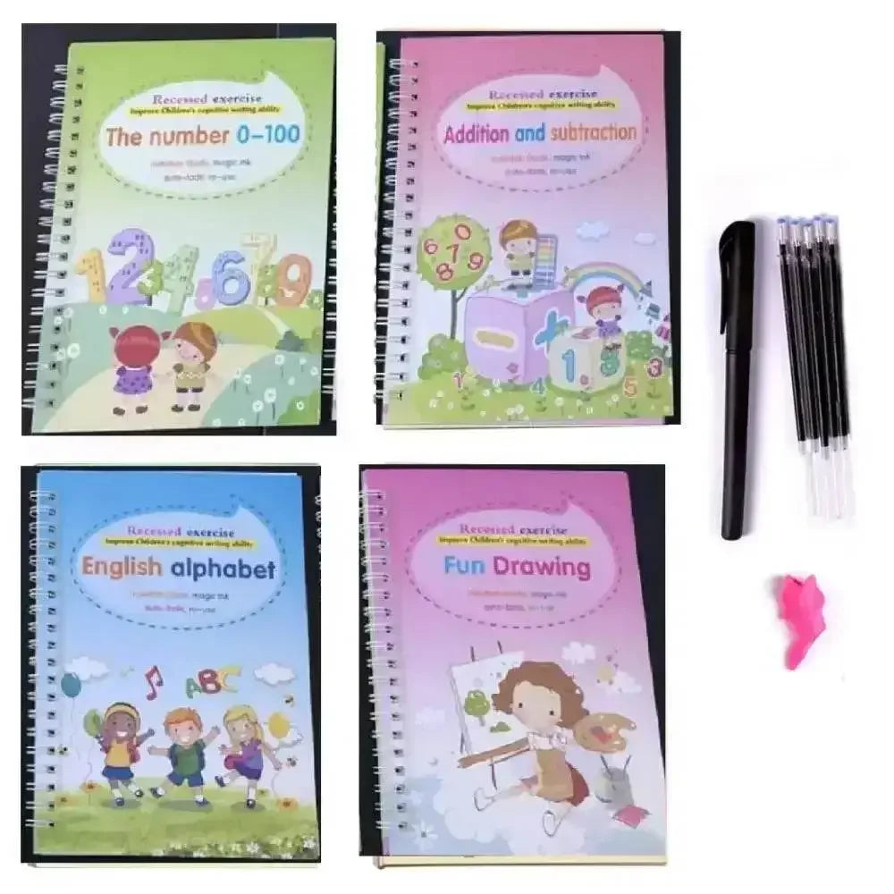 Sank Magic Practice Copybook for Preschoolers Boost Child’s Writing Potential. Sank Magic Practice Copybook! - GiFTiFY