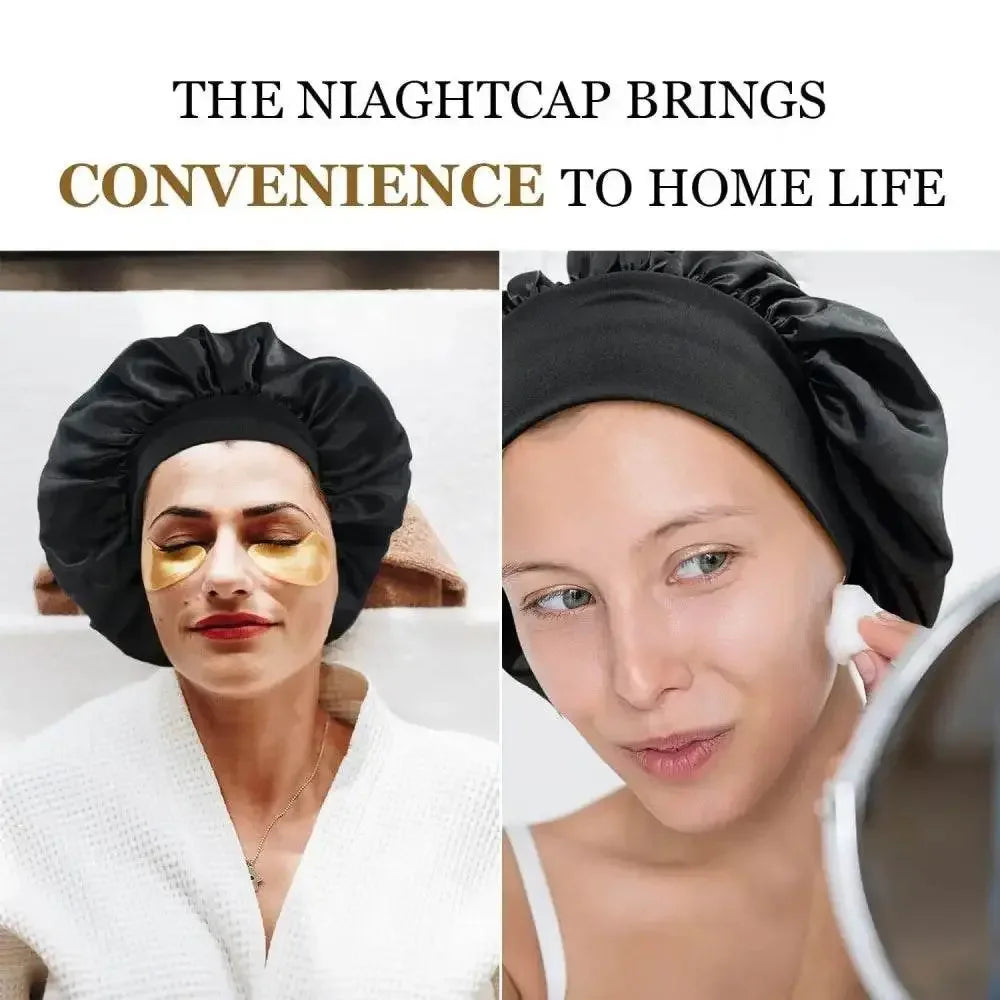 Satin Sleep Bonnet Set - GiFTiFY
