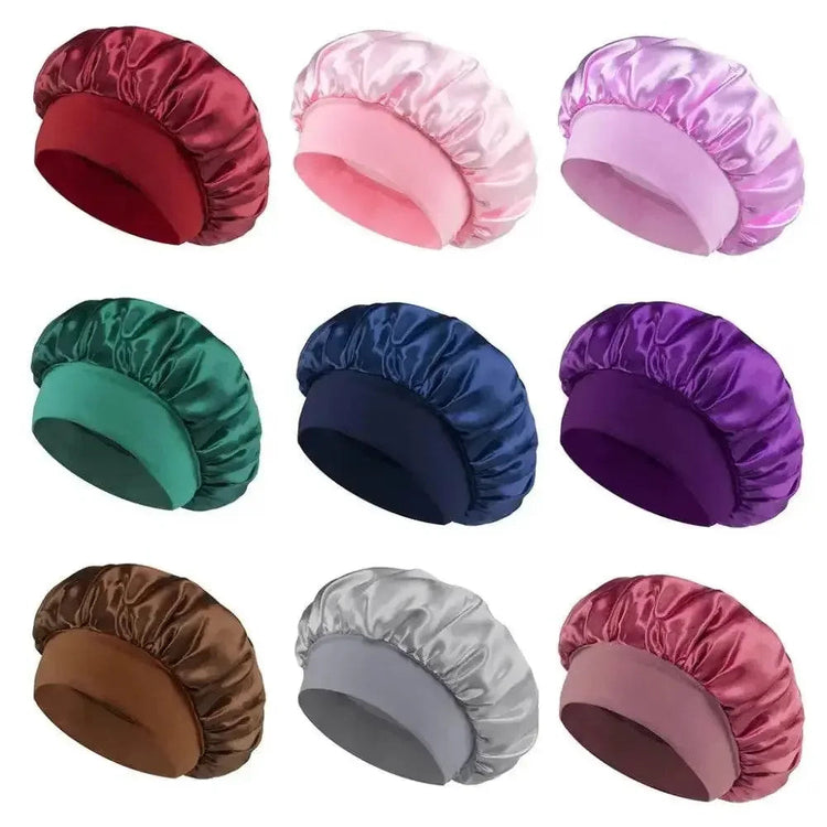 Satin Sleep Bonnet Set - GiFTiFY