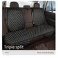 Black Quilted Leather Car Seat Covers - GiFTiFY