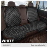 Black Quilted Leather Car Seat Covers - GiFTiFY
