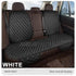 Black Quilted Leather Car Seat Covers - GiFTiFY